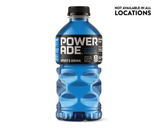 Powerade 
 Berry Blast or Mixed Berry Zero