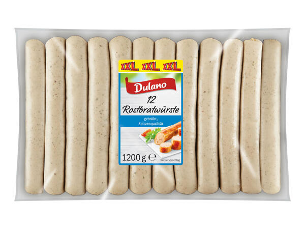 12 Rostbratwürste 1200 g