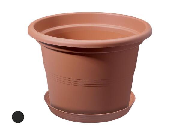 Pot de culture avec coupelle