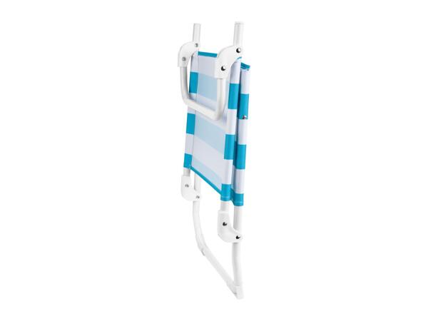 Crivit Blue & White Beach Chair