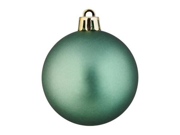Livarno Home Green Christmas Baubles - 30 Pack