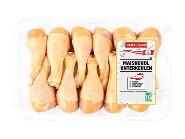 Frische Maishendl Unterkeulen