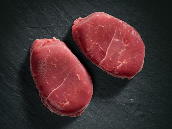 Médaillon de la cuisse de bœuf de pâturage bio