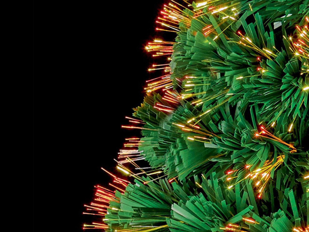 PREMIER 80cm Fibre Optic Christmas Tree