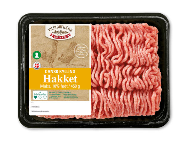 Hakket dansk kyllingekød
