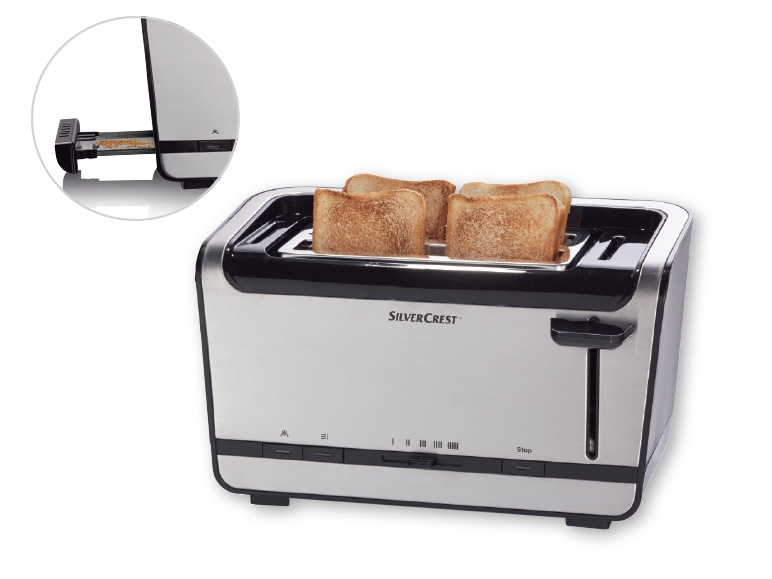 SILVERCREST KITCHEN TOOLS 1,400W Double Long Slot Toaster