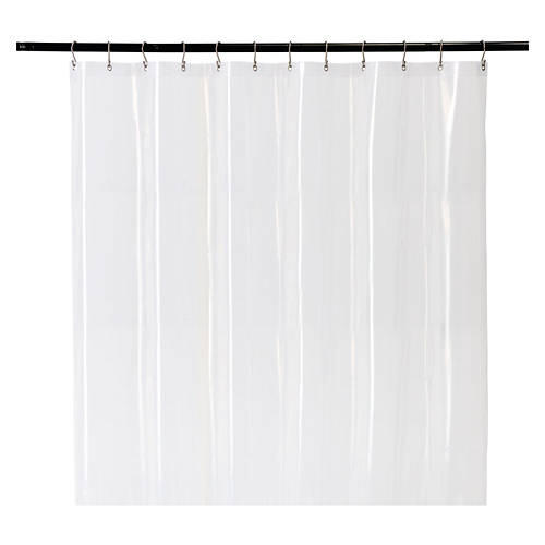 72" x 72" Shower Curtain Liner, Clear