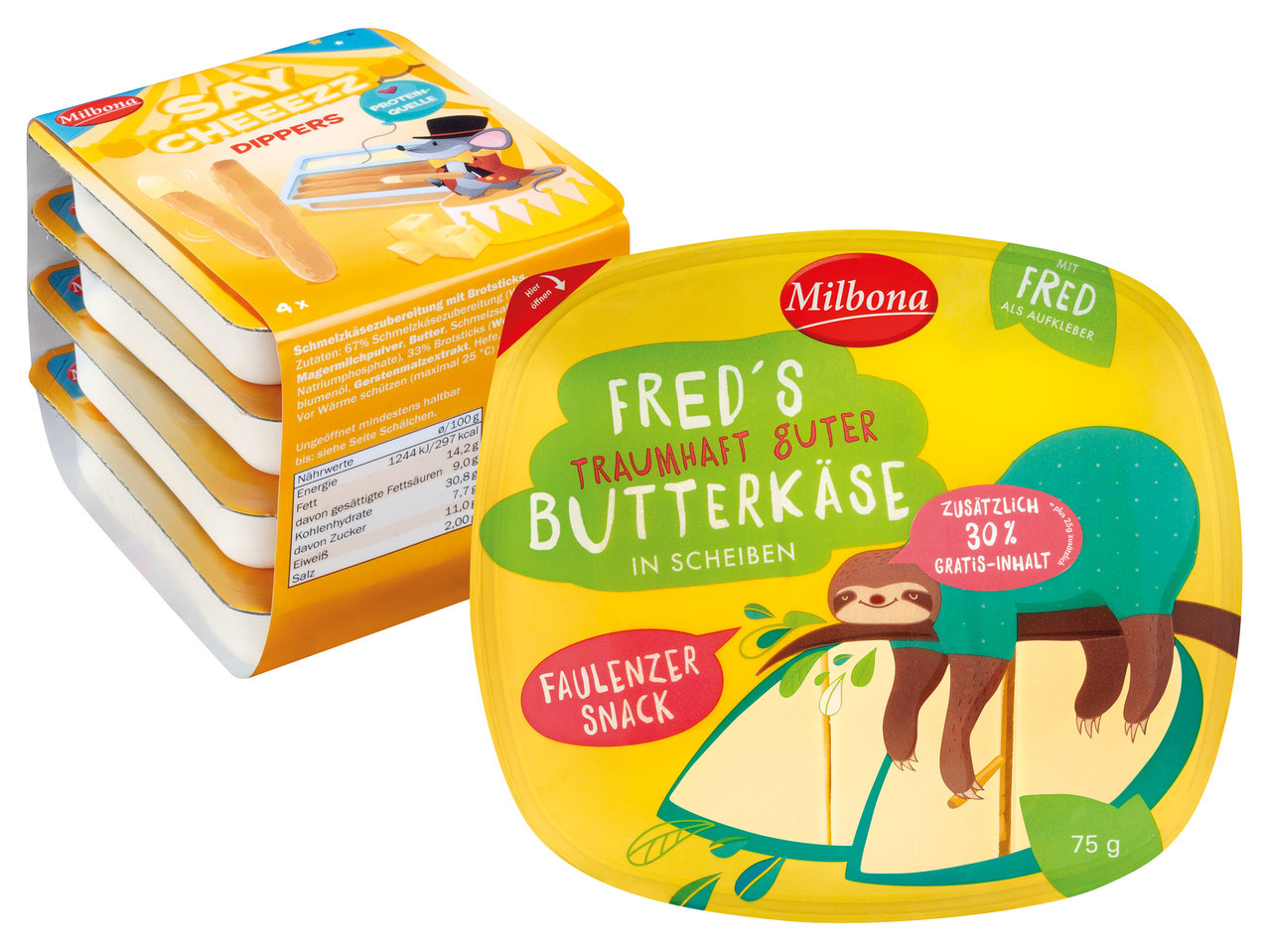 MILBONA Kinder-Käsesnacks