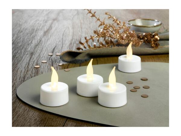 Livarno Home LED Tealights - 4 Pack