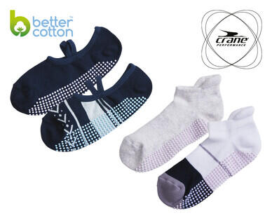 Women's Yoga Socks 2pk