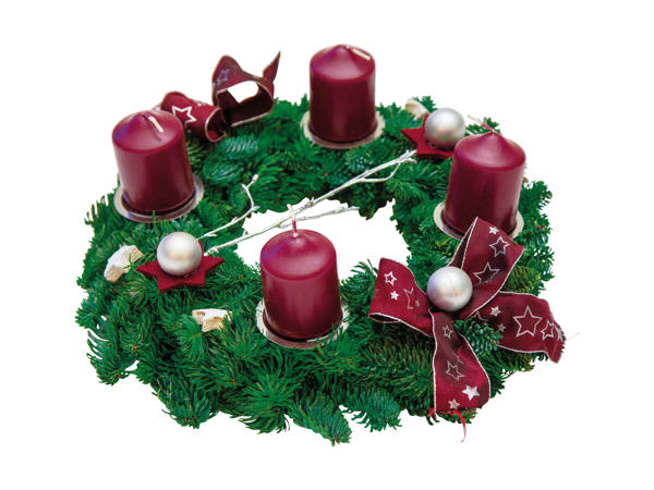 Adventsdekorationer og kranse