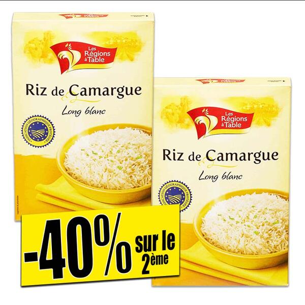 Riz long blanc de Camargue IGP