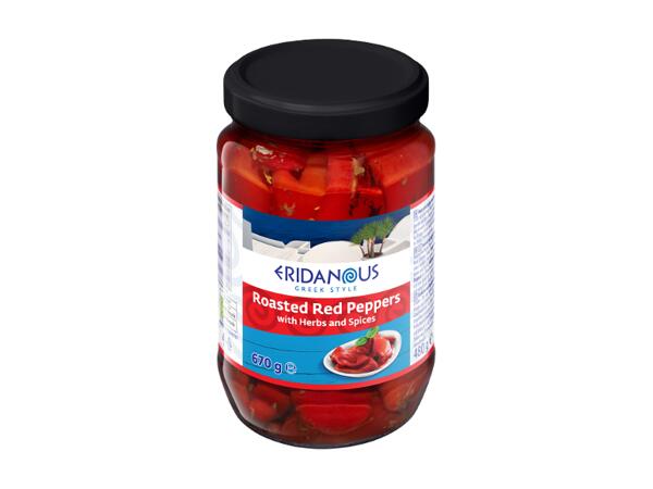 Roasted Peppers with Herbs