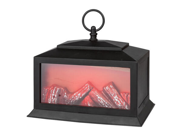 Livarno Home LED Fireplace Style Lantern