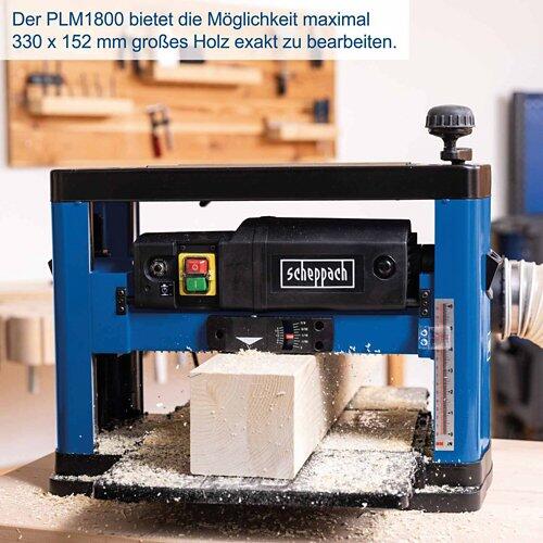 SCHEPPACH Dickenhobelmaschine PLM1800