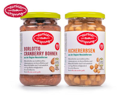 ZURÜCK ZUM URSPRUNG BIO-Hülsenfrüchte im Glas