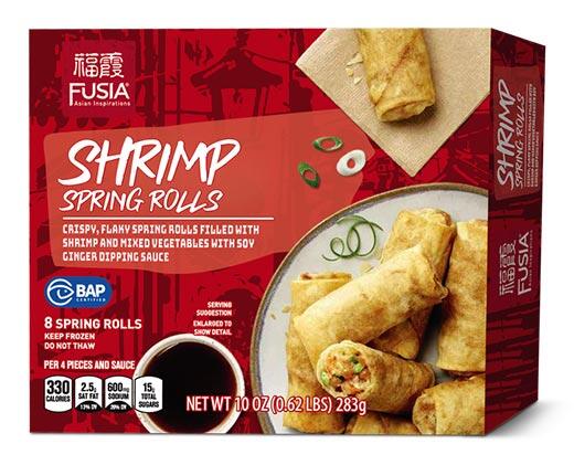 Fusia Asian Inspirations 
 Shrimp or Veggie Spring Rolls