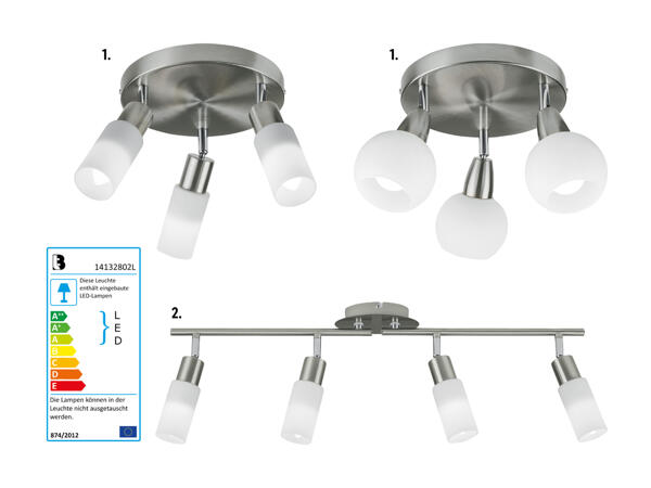LED-Deckenleuchte (nur im Tessin)