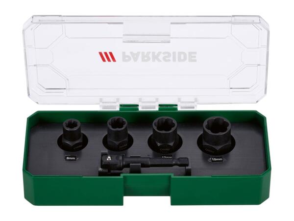 Parkside Bolt & Nut Extractor Set - 5 Pieces