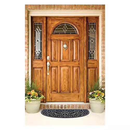 24" x 36" All Seasons Doormat - Tulip Scroll Granite