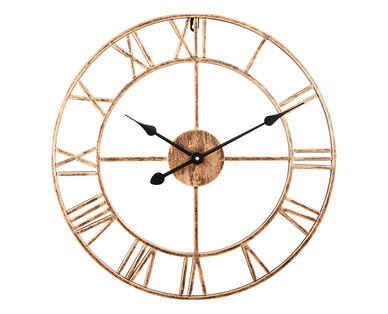 Garden Metal Wall Clock