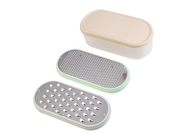 Livarno Home Grater/​Fruit and Veg Chopper Set - 4 Pieces