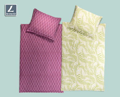 MY LIVING STYLE Mikrofaser-Satin-Bettwäsche