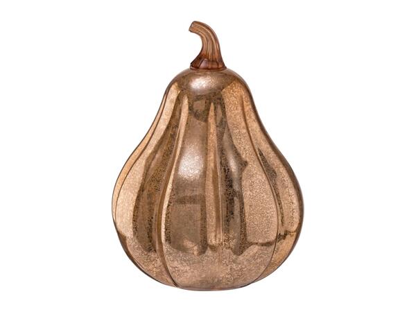 Livarno Home Golden Light-Up Decorative Pumpkin