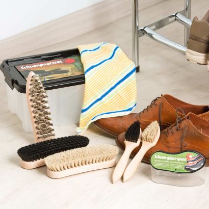 Schuhputzset, 7-teilig