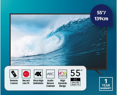 55" 4K Ultra HD Smart TV
