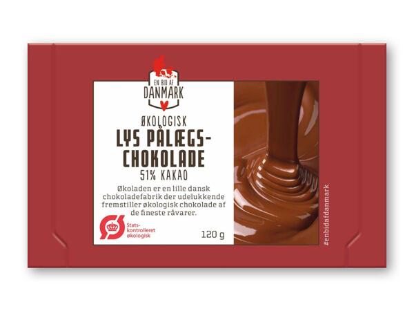 Økologisk pålægschokolade