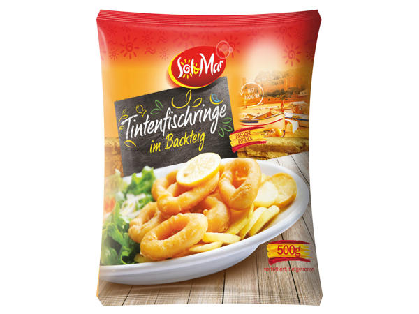 SOL & MAR Tintenfischringe im Backteig