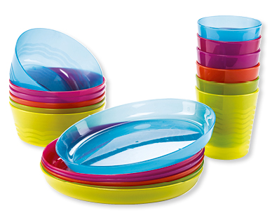 Lot de vaisselle en plastique pour enfants, 6 pièces CROFTON(R)