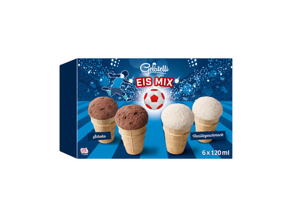 Mini Ice Cream Cones Chocolate /Vanilla