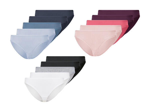 Slips taille basse, lot de 5