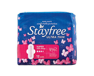 Stayfree Ultra Thin Pads with Wings