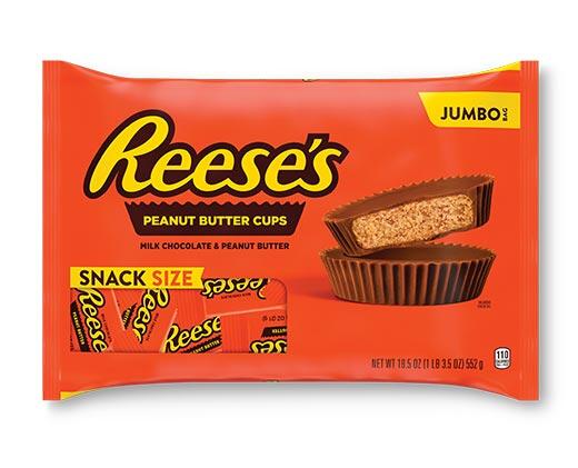 Hershey's 
 Reese's Peanut Butter Cup Jumbo Snack Size