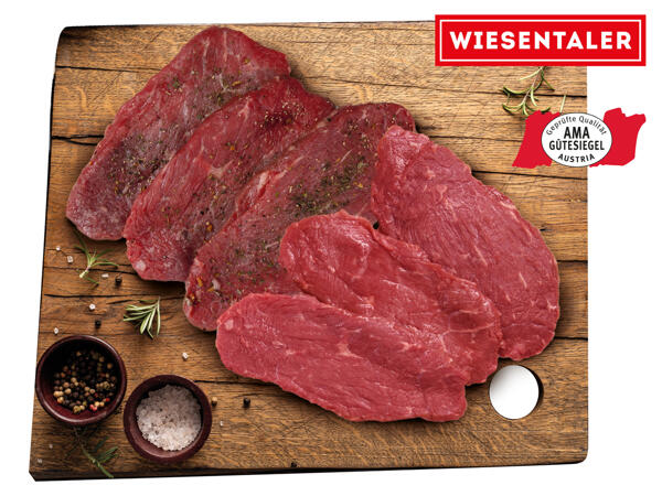 Frische Minutensteaks vom Rind