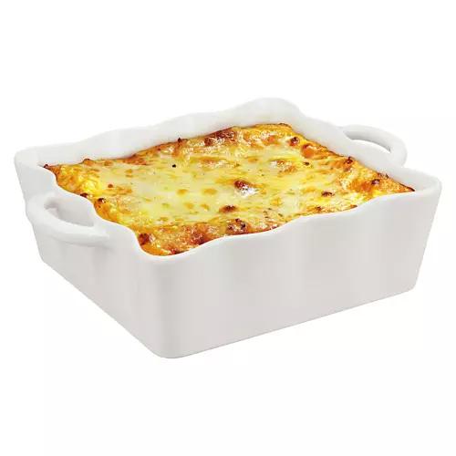 Square Shaped Textured Baking Dish