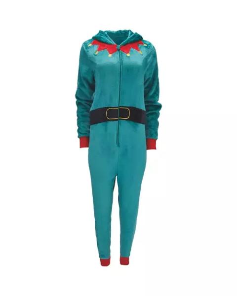 Ladies Christmas Plush Onesie