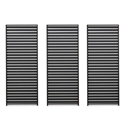 Mirador Lamellenwand für Pergola 3er Set 