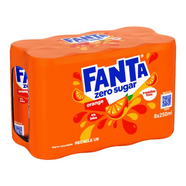 Fanta zero ou Sprite zero, 8 pcs