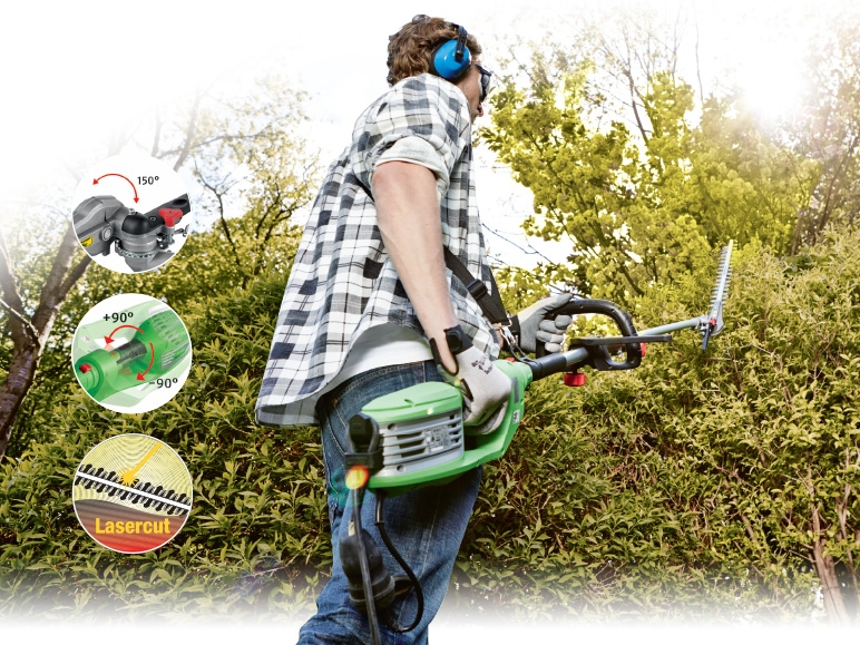 FLORABEST 900W Long-Reach Hedge Trimmer