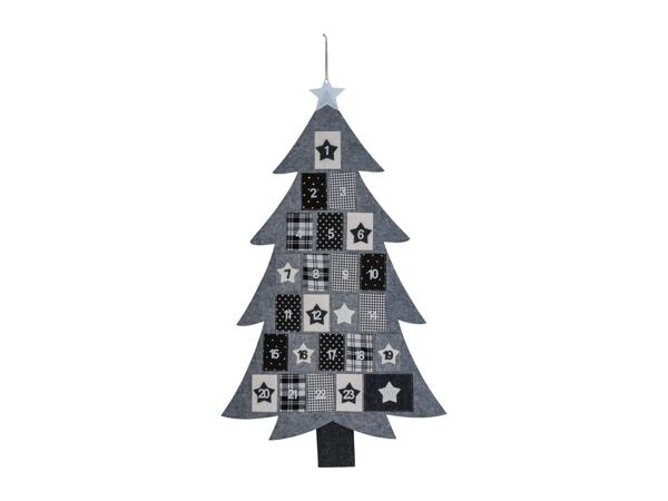 Livarno Home Christmas Tree Felt Advent Calendar