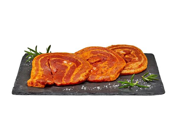 Lard à griller, assaisonné au paprika