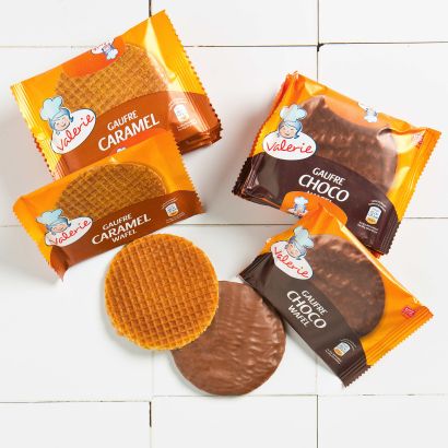 Gaufres au caramel ou au choco
