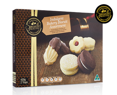 SPECIALLY SELECTED INDULGENT BAKERY BISCUIT ASSORTMENT 420G 