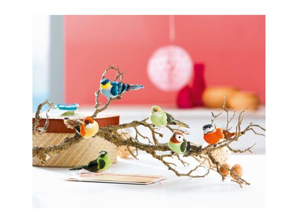 Livarno Home Decorative Clips - 6 Pack - Birds
