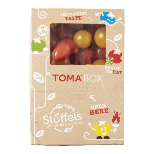 Tomates bonbons avec boîte de conservation