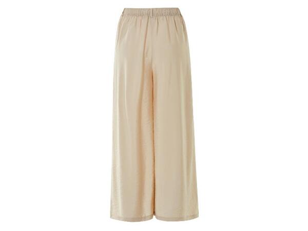 Dámské kalhoty "Wide Leg", z elegantního kepru